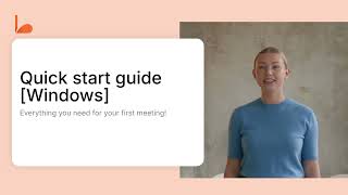 Quick start guide [Windows]
