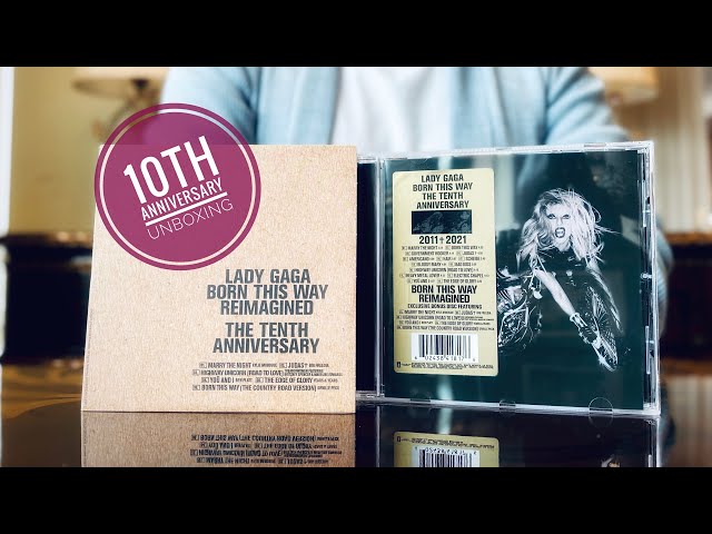Lady Gaga - Born This Way THE 10TH ANNIVERSARY (CD UNBOXING) - YouTube