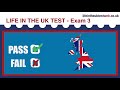  life in the uk test  exam 3 updated  british citizenship practice tests 2024 