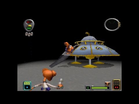 Attack of the Saucerman ... (PS1) Gameplay