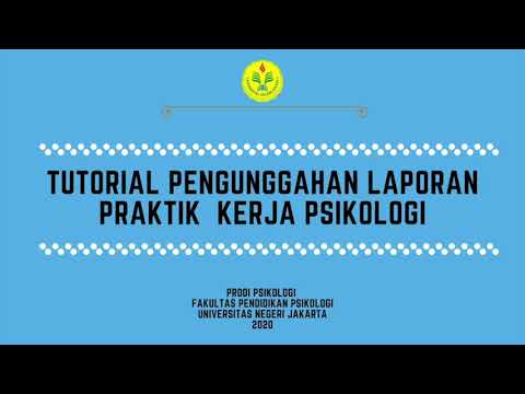 Tutorial Pengunggahan Laporan