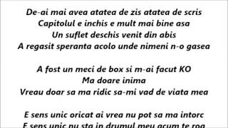 Andreea Balan - Sens unic  Versuri (Lyrics)