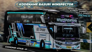 KODENAME BASURI WINSPECTOR KEBALIK‼️CORONG ATAS😱😱 || ALL OBB BUSSID 3.7.1