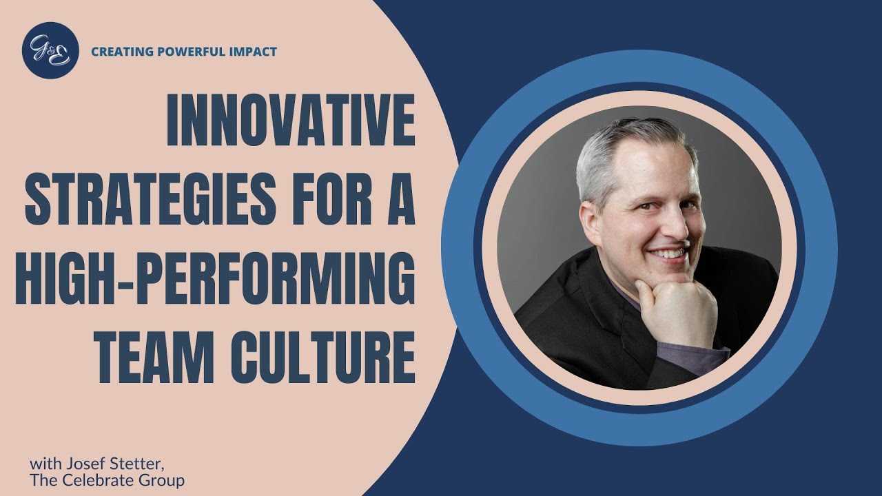86 - Innovative Strategies for High-Performing Team Culture with Josef Stetter, CEO Celebrate Group