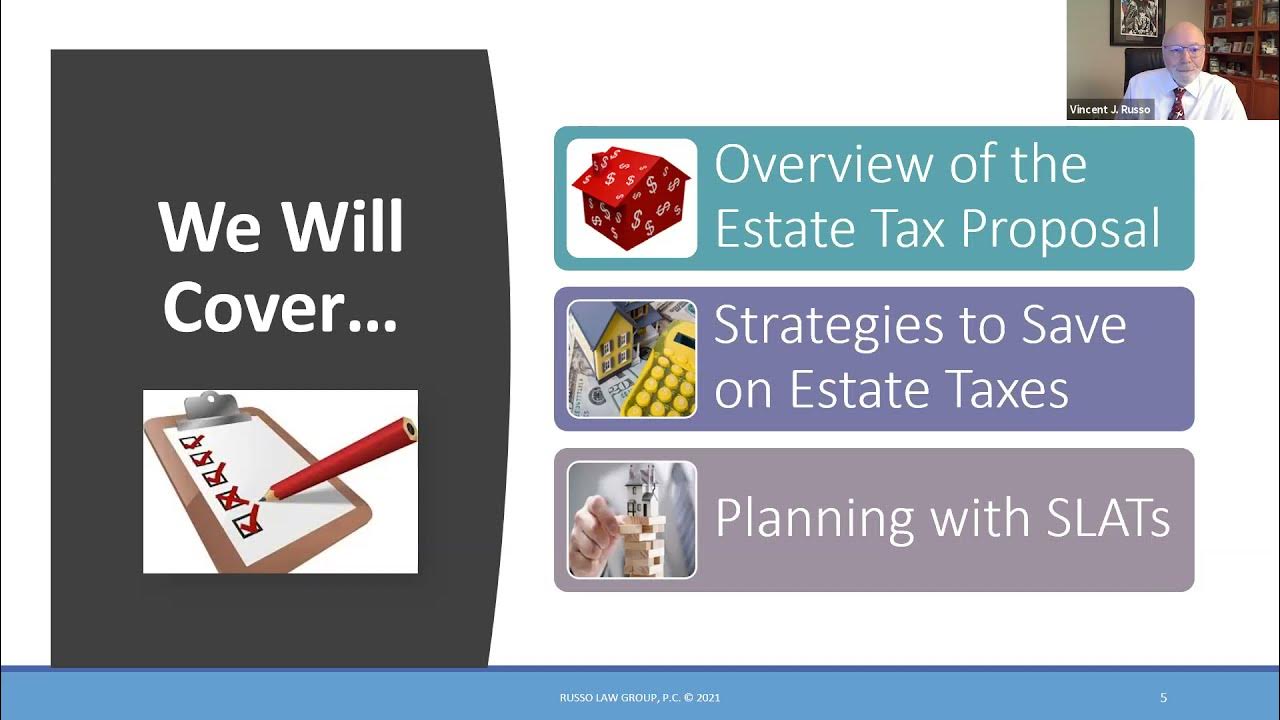 SLATs 1 Estate Tax Planning Strategy Update on Federal Estate Tax