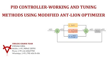 PID CONTROLLER WORKING AND TUNING METHODS USING MODIFIED ANT LION OPTIMIZER