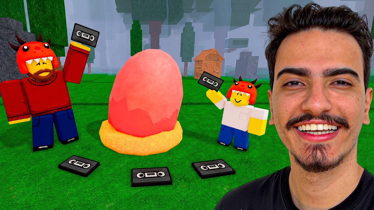 OVO de DINOSSAURO SECRETO ao PROTEGER a CRIANÇA DINO 100 DIAS no 99NOITES NA FLORESTA🥚🦖
