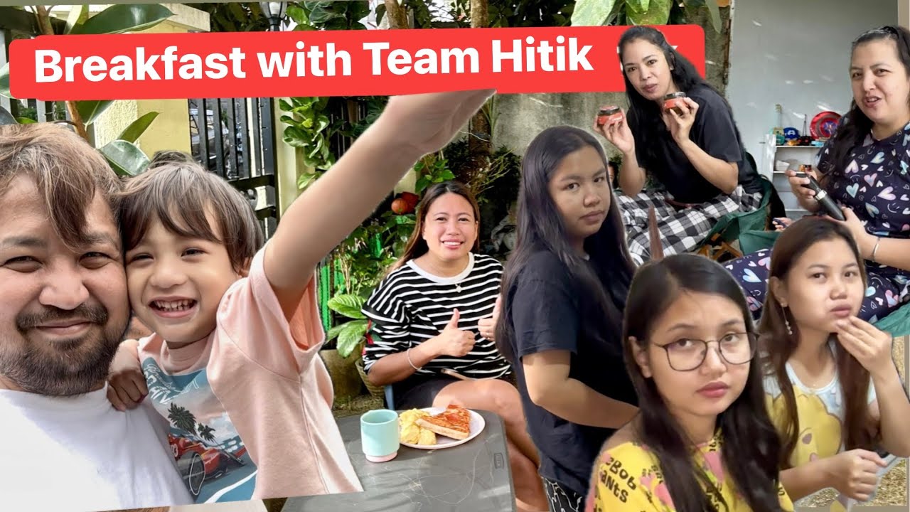 Breakfast with Team Hitik | Nag-oven si Janet ng Pizza | Umuwi na sila ng Probinsya