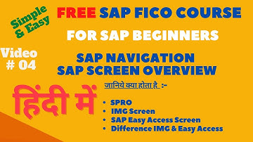 SAP FICO Training For Beginners|SAP FICO Class 04|SAP FICO Tutorial in Hindi|