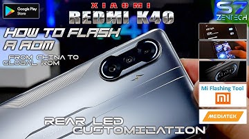 How to flash newest ROM on Xiaomi Redmi K40 Gaming Edit (Eng Step by Step) | Rear LED, OTA Working