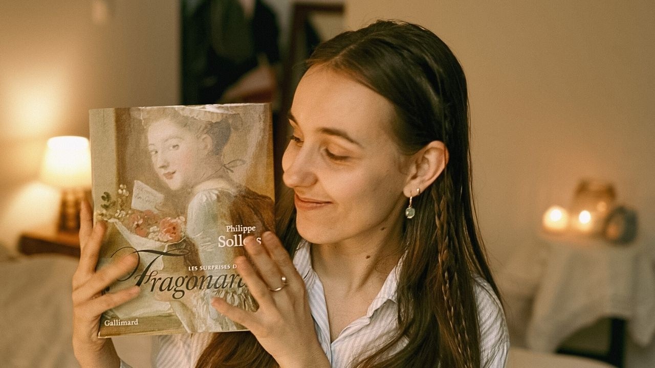 reading in french my favorite art book - asmr