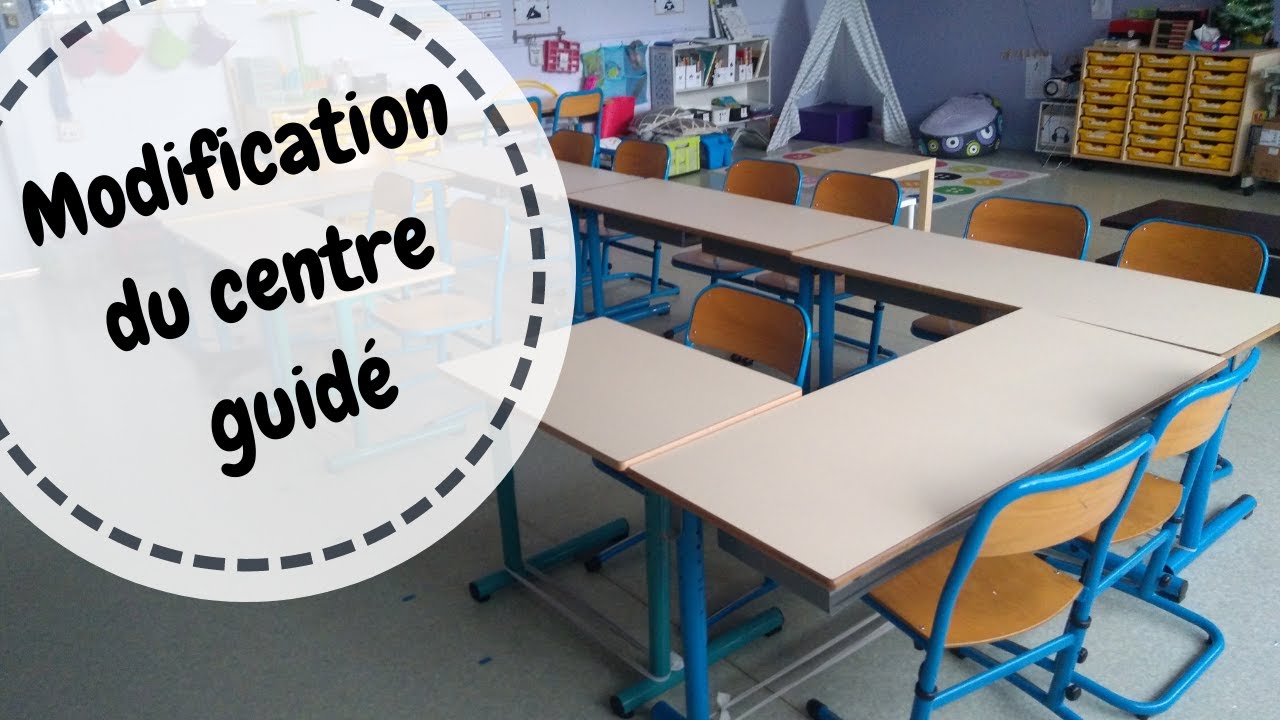 Modification du centre guidé