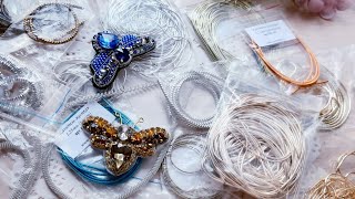 картинка: Лайфхак с жесткой и мягкой канителью для начинающих|Немного о канители|Как пришить канитель|