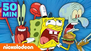 SpongeBob | Il meglio della 11esima stagione di SpongeBob-Parte 5 per 50 Minuti | Nickelodeon Italia