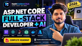 ASP.NET Core Full Stack Developer Roadmap 2026 🚀 (With AI Integration)