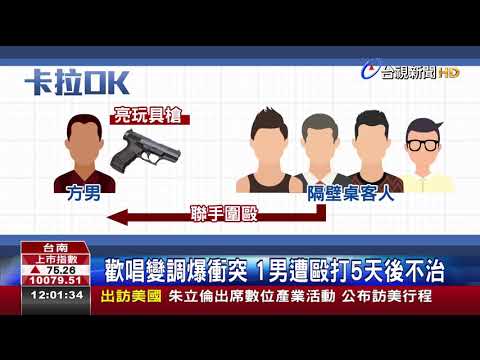 歡唱變調爆衝突1男遭毆打5天後不治