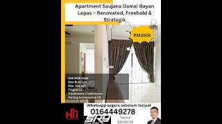Download Lagu Apartment Saujana Damai Bayan Lepas – Renovated, Freehold \u0026 Strategik MP3