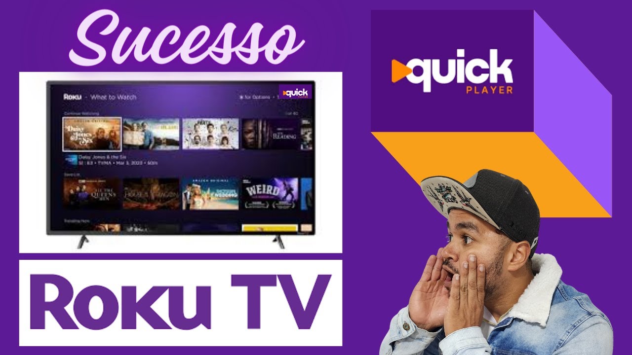 🔶️ Saiu Agora Na smartv Roku tv aplicativo de iptv QUICK PLAYER