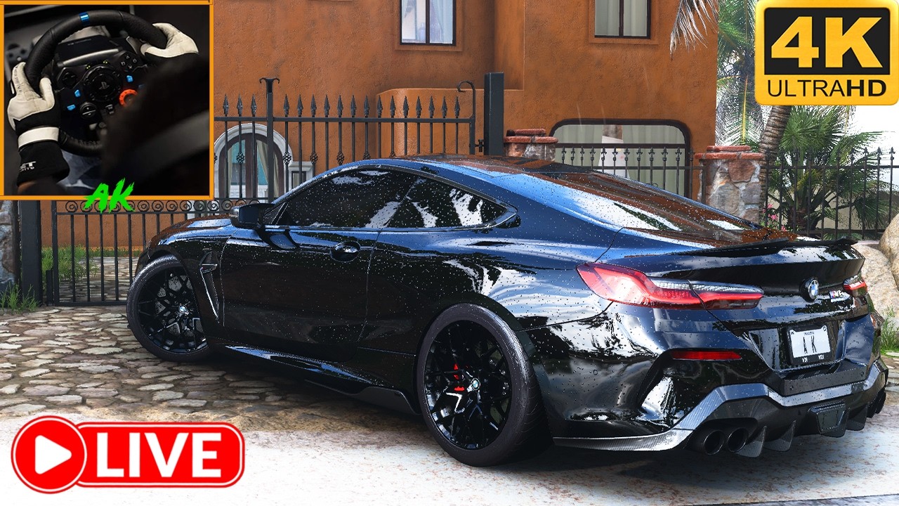 Live BMW M8 Competition | Forza Horizon 5 | Logitech g29 Steering Wheel Gameplay