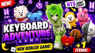 😱 NEW KEYBOARD ADVENTURE in Roblox! 🔥 BTS ARMY! screenshot 1