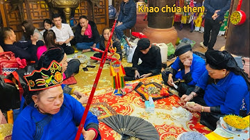 Hát then rất hay, khao chúa then, mẹ sinh. Lễ chuộc hồn, giải hạn. Then Hồng. P12