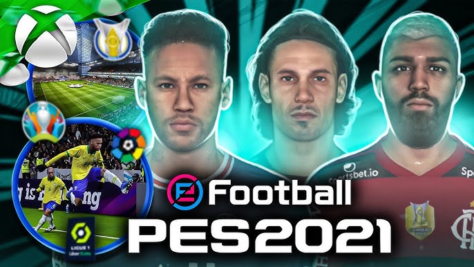 🎮 O NOVO PES 2021 GRATIS no XBOX 360 COMPLETO: TRANSFERÊNCIAS, UNIFORMES,  SELEÇÕES, BRASILEIRÃO etc 