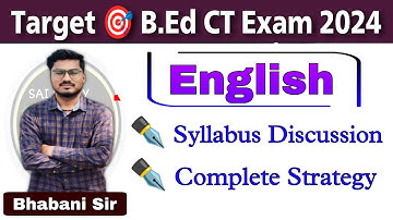 Introduction | English | For Utkal/IGNOU & Govt B.Ed CT Exam 2024