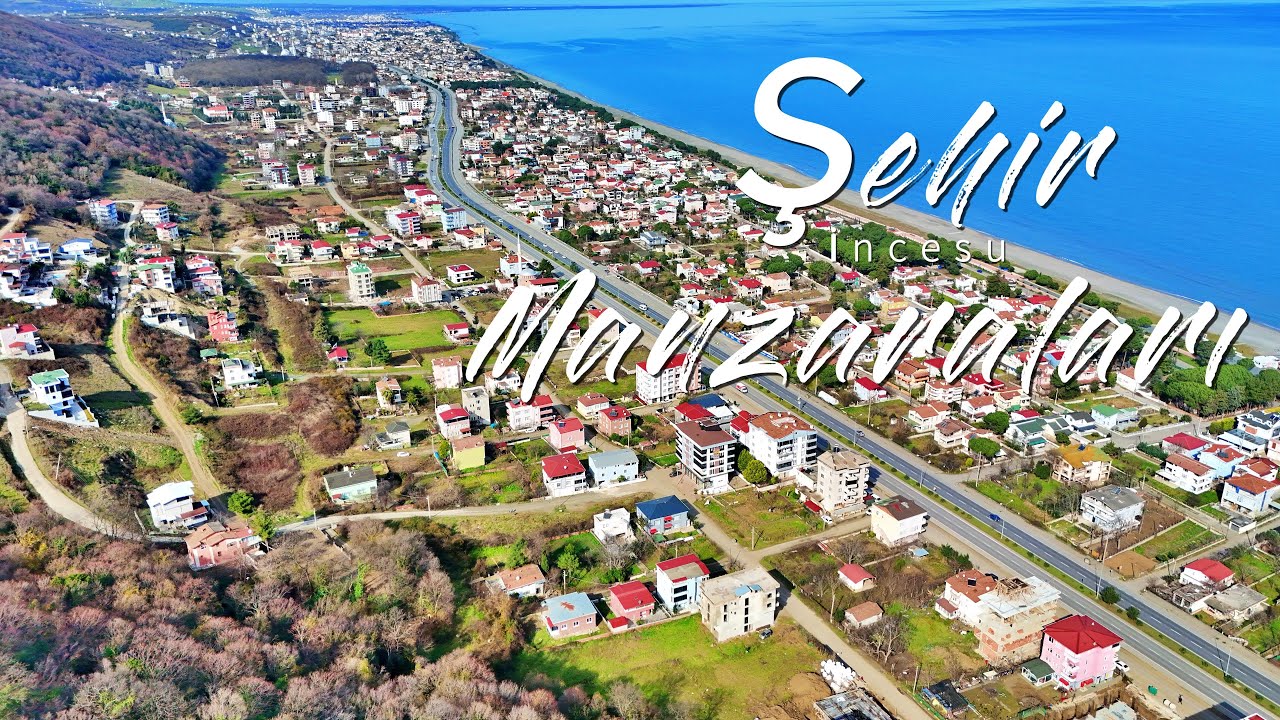 Samsun Atakum İncesu Villalar Mevkii Drone Çekimi (DJIMini4 Pro 4K Footage  - City Views)
