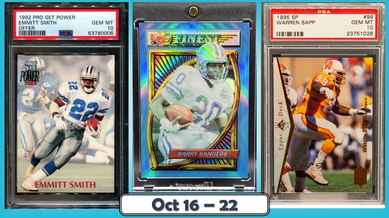 TOP 10 Highest Selling Football Cards from the Junk Wax Era on eBay