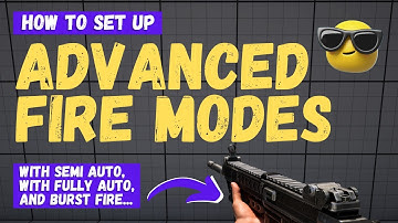 How To Set Up Semi Auto, Full Auto, and Burst Fire Modes - Unreal Engine 5 Tutorial