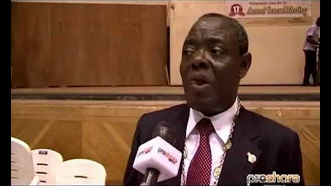 President, Chartered Institute of Stockbrokers, Michael Itegboje speaks to Proshare on recent AGM and vision for the CIS   270412