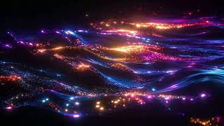 Neon Cosmic Waves ✨ Ambient Dreamscape for Relaxation, Sleep & Meditation