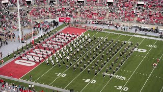 Aerial vs. Ground View (Ohio State Marching Band)