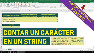 Contar un carácter en un String - sensible y no sensible a (mayúsculas - minúsculas - números)