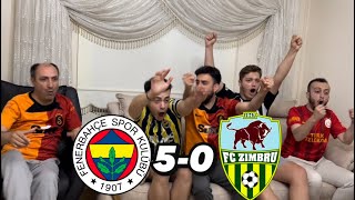 Fenerbahçe 5-0 Zimbru Maçı Tepki Videosu!! Beşiktaş ve Galatasaray’lıların Gözünden #fenerbahçe #gol