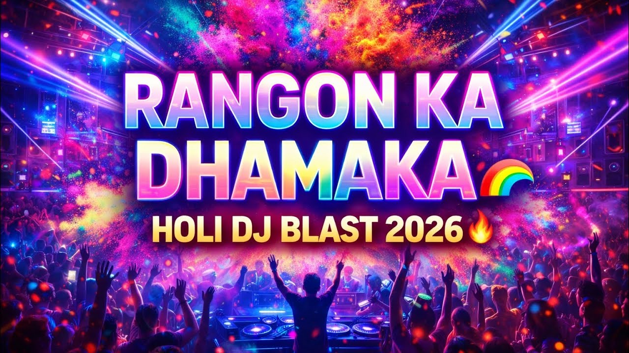 Rangon Ka Dhamaka 💥🌈 | Holi DJ Blast 2026 | Tadakta Bhadakta Party Song | Suno AI Songs