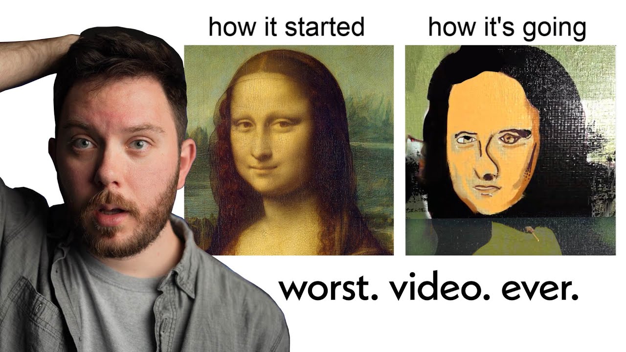 i tried to paint the mona lisa in a day. - YouTube