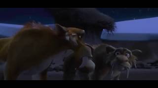 Ice Age Diego Tries To Take The Babymeeting Up With The Other Saber Tooth Tigers