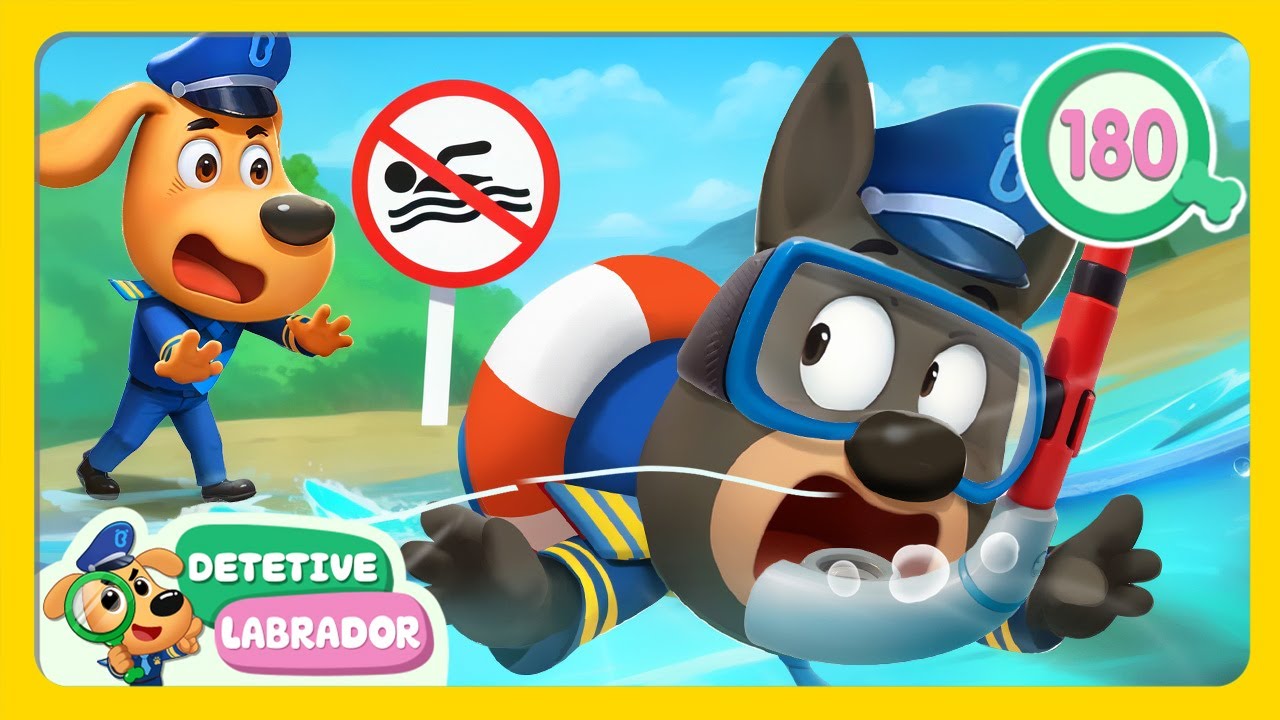 Cuidado com As Piranhas no Rio 🌊 Bons Hábitos do Detetive Labrador 🎬 3 Horas 🔍 Compilação