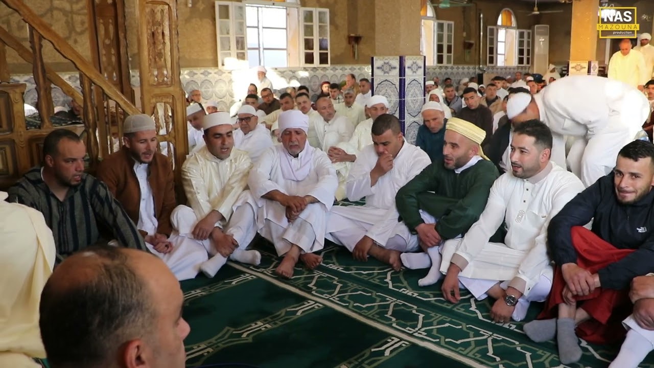 تكبيرات عيد الفطر بمسجد سيدي عدة بمدينة مازونة 2023 .