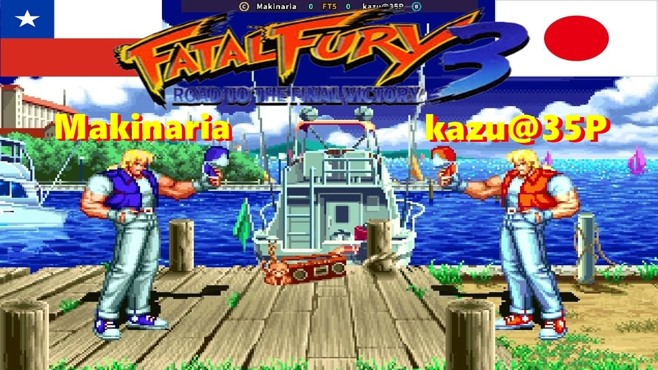 Fatal Fury 3 Road to the Final Victory- Makinaria vs kazu@35P FT5