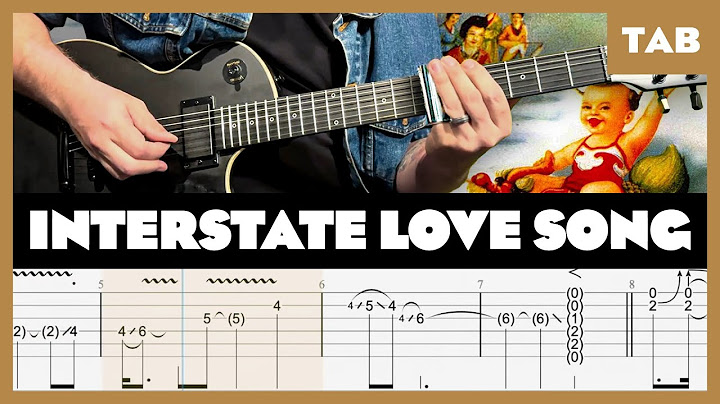 Interstate Love Song Guitar version - Guitar performance video thumbnail