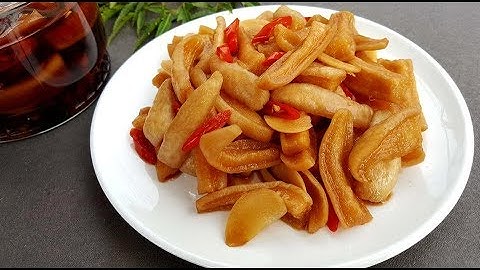 Cách làm CỦ CẢI TRẮNG NGÂM NƯỚC TƯƠNG giòn ngon dễ dàng