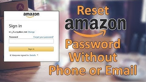How to Reset your Amazon password | Recover your Amazon Password without Phone number & Email