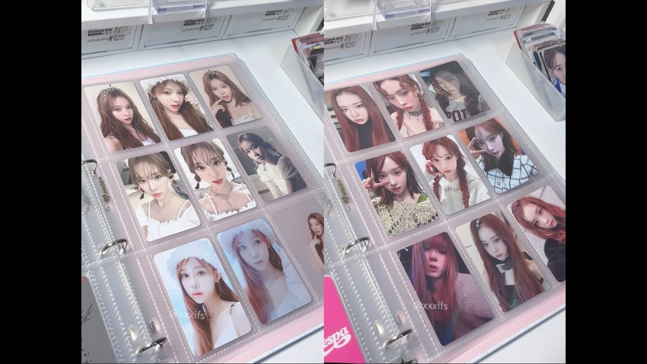 沉浸式整理卡册（上）丨冬卡册翻翻看来噜#xxxifs#开箱#沉浸式