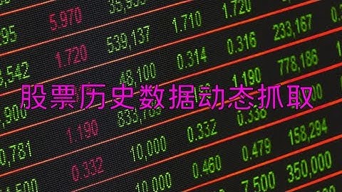 【Excel网抓】股票历史交易数据的动态抓取，超级智能！