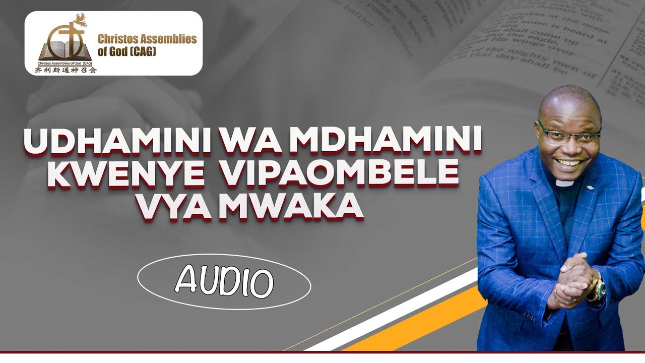 UDHAMINI WA MDHAMINI KWENYE VIPAOMBELE VYA MWAKA  AUDIO
