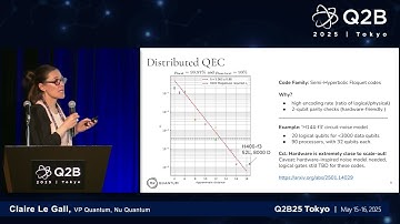 Q2B25 Tokyo | Claire Le Gall, VP Quantum, Nu Quantum