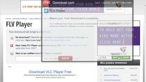 How To Play Macromedia Flash Videos (FLV) On Your Desktop