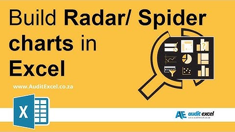 Radar/ Spider charts in Excel 2007 Graphs- same as the latest versions of Excel